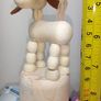 Wooden toy. Movable Puppet Figure. Dog Image 9