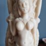 Decorative Vase with Possibly Indian Ladies,  made in Italy Image 6
