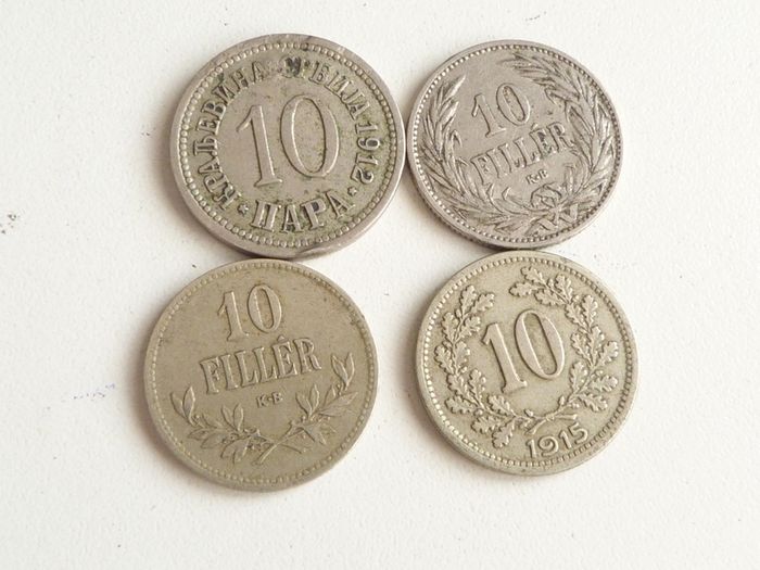 Old Hungary and Austria coins