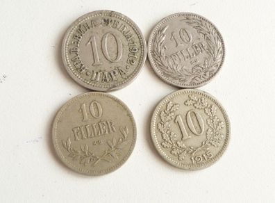 Old Hungary and Austria coins