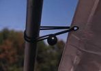 Black ball and loop bungee elastic shock cord