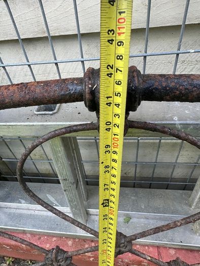 Antique Cast & Wrought Iron Single Bed Frame Open to Offers