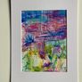 Mothers Day Offer Original Art  Floral Art Original Irish Art Bog Flowers Image 2