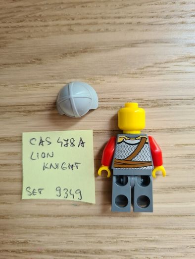 lego cas478a lion knight, set 9349