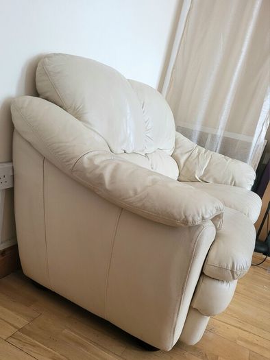 Leather 2 seater sofa