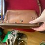 dune brown or tan crossbody bag. Good condition. Image 3
