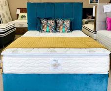 5ft King Size Divan Beds Multiple Headboard Options And Drawers Available. Optional Tufted Mattresses Available