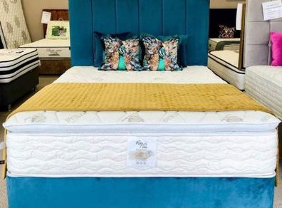 5ft King Size Divan Beds Multiple Headboard Options And Drawers Available. Optional Tufted Mattresses Available