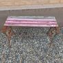 Cast iron kids garden  bench and table for restoration Image 6