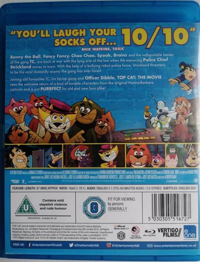 Top Cat: The Movie 3D [2011] [3D Blu-ray Movie]