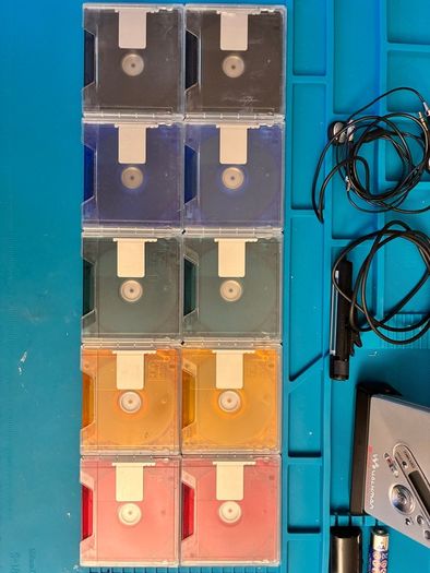 Minidisc - TDK Colors 80 Minutes - all tested.