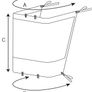 T-Top Enclosure  Console Spray Shield  Boat Weather Protection  Removable Boat Enclosure  Centre Console Boat Cover Image 2