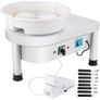 NEW SALE | Pottery Wheel 25CM Pottery Forming Machine 280W Electric Pottery Wheel with Foot Pedal and Detachable Basin Shaping Tool Set for Ceramics Clay Craft DIY Clay Image 4