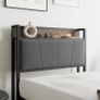 3ft Single Bed Frame with Storage Headboard Image 7