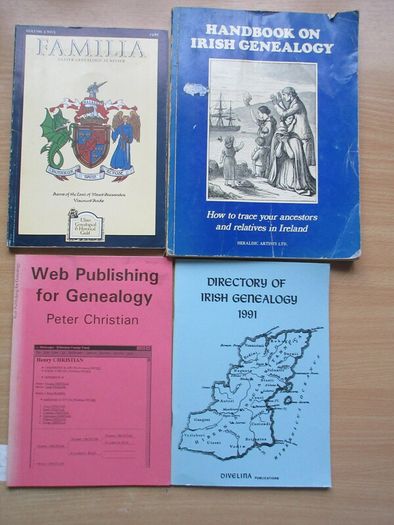 Collection of 31 vintage collectible and out of print books on Dublin, Ireland Local and Family History