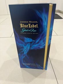 empty whisky box Johnnie Walker Blue Label Ghost & Rare