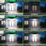 Solar Lights Outdoor, Upgraded 286 LED Motion Sensor Security Light with 360 Wide Lighting Angle, Easy to Install, IP65 Waterproof Durable Solar Powered Flood Lights for Outside Image 7
