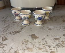 Vintage Set of 4 Masons Egg Cups