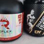 2 tubs whey protein powder opened Image 5