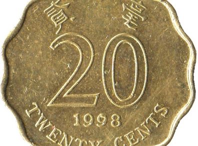 20 Cents Hong Kong, 1997