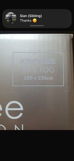 king duvet