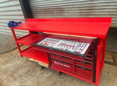 Steel structured  work bench