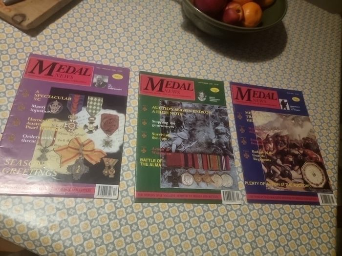 Medal News magazine x 3