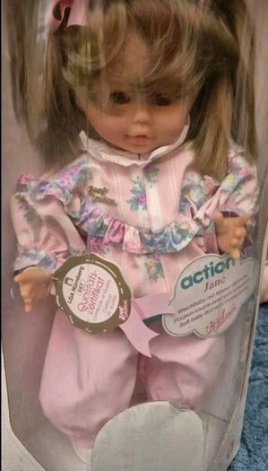 Zapf Creation Doll West Germany Vintage Rare 1980s 'Action Jane 'With Mama Voice