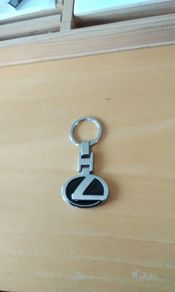 Brand New Lexus Keyring with double sided logo .