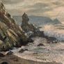 Original oil paintimg, Neville Henderson. "Howth from Doldrum Bay" Image 8