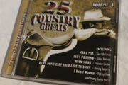 25 Country Greats Vol 1 Cd