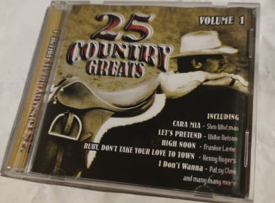 25 Country Greats Vol 1 Cd