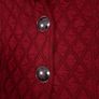 Frank Walder Dark Red Burgundy Diamond Quilted Button-Up Blazer Jacket 14UK/42EU Image 4