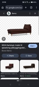sofa chaise Ikea karlstad