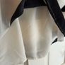 COS Navy & Cream top Image 4