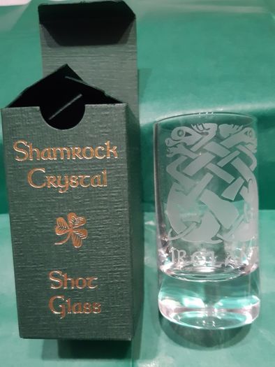 Shot Glass - Shamrock Crystal