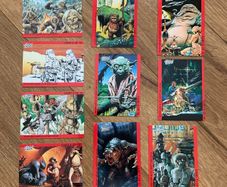 Vintage 1995 Star Wars Topps Card Set / Character Cards