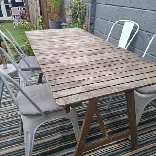 Outdoor dining table