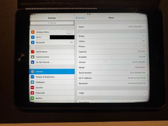 iPad Mini 2 32GB (space Grey)