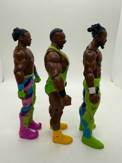 wwe The New Day Kofi Kingston , Xavier Woods & Big E action figures