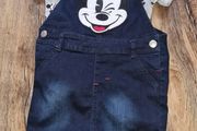 Mickey mouse dungaree and t shirt