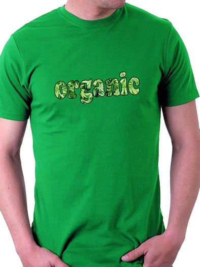 Organic Weed Cannabis Text Printed T-shirt Size S-xxl