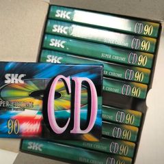 New SKC Cassette tapes Type II Chrome
