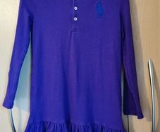 Polo Ralph Lauren purple dress 5yrs