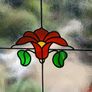 Large stained glass panel.135x54 cm. Image 2
