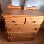 Solid pine tallboy and lockers Image 3
