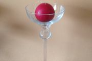 Beautiful Glass Candle Holder with candle
