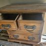 Mexican Corona-style rustic pine 2-over-2 chest of drawers Image 3