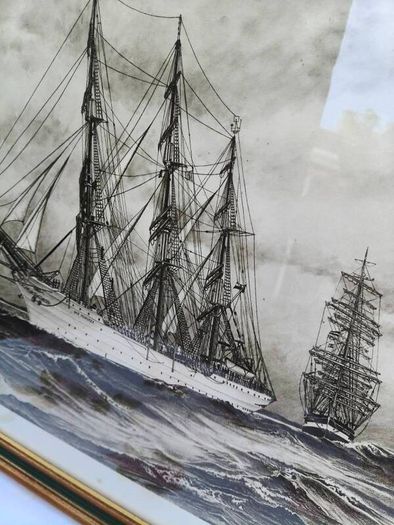 Vintage Ship Print