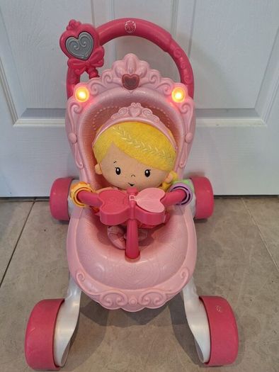 Fisher-Price Princess Musical Stroller & Doll Gift Set